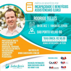 Curso Benefícios por Incapacidade  e Assistenciais (LOAS)