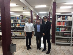 Andrey Cavalcante conheceu toda a estrutura física da Unesc