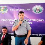 O coronel PM Alexandre Luiz de Freitas Almeida, representou o Comando da Corporação.