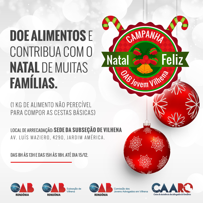 Cartão de Natal e Ano Novo - OAB Lins 2019-20