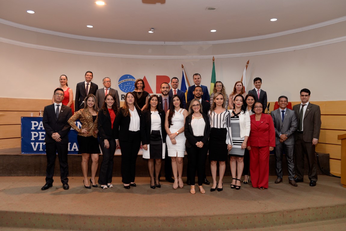 Entrega de credencial realizada nesta segunda-feira (25) na OAB/RO