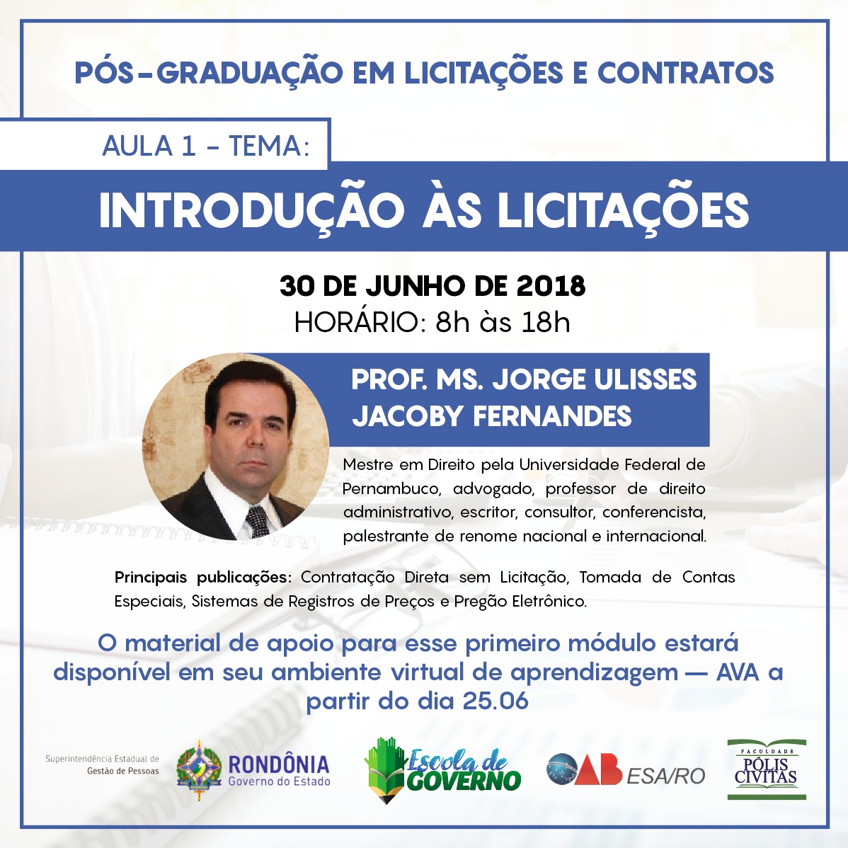 Pós-Graduação Online em Licitações e Contratos Administrativos