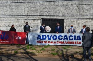 Desagravo público ao advogado agredido por policiais civis