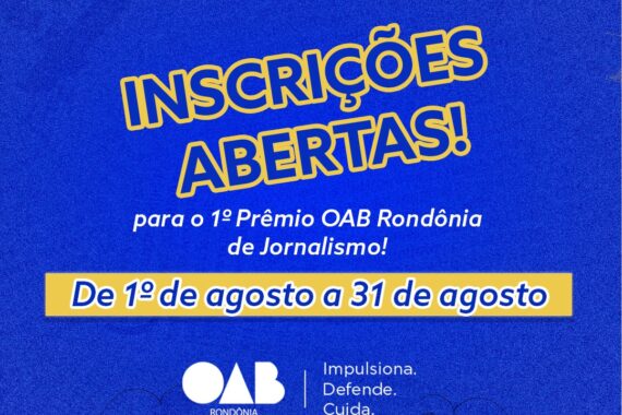 1º Prêmio OAB Rondônia de Jornalismo valoriza profissionais e estudantes da comunicação no estado